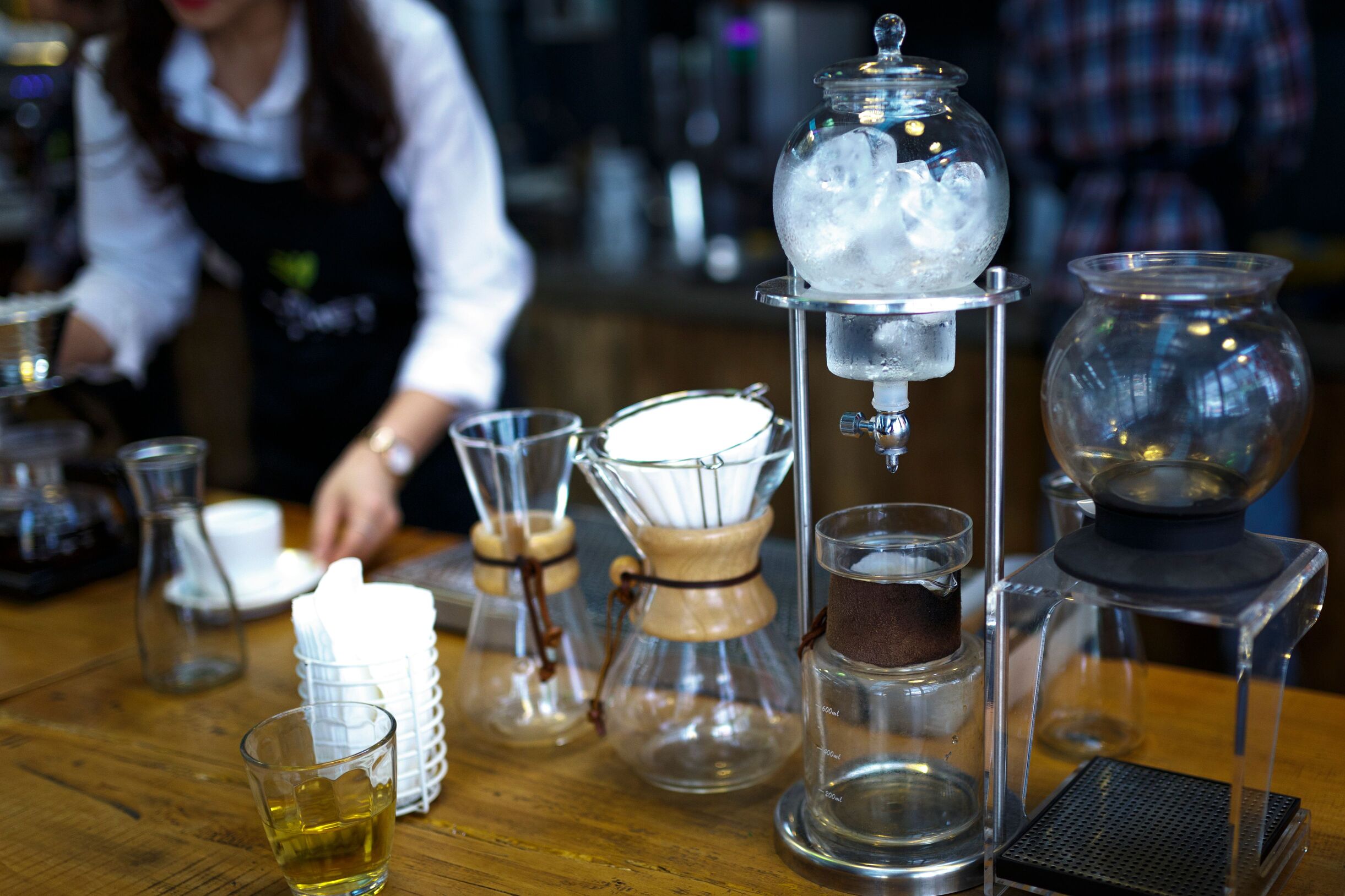 Fresh brewed coffee